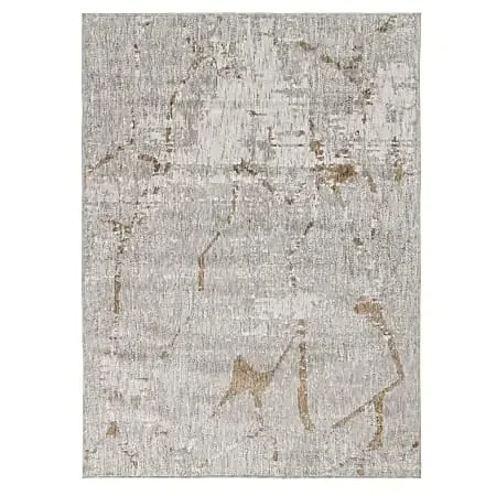 Anji Mountain Area Rug, 5‘ x 7‘, Gray Abstract