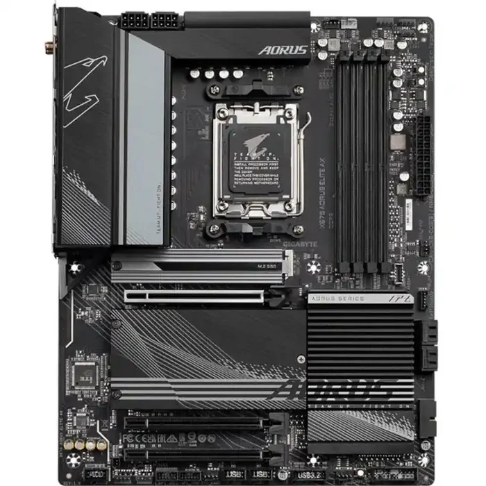 Aorus X670 ELITE AX Gaming Desktop Motherboard – AMD X670 Chipset – Socket AM5 – ATX