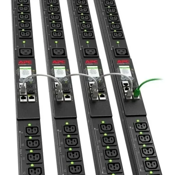 APC by Schneider Electric Rack PDU 9000 Switched, ZeroU, 11.5kW, 208V, (21) C13/C15 & (3) C19/C21