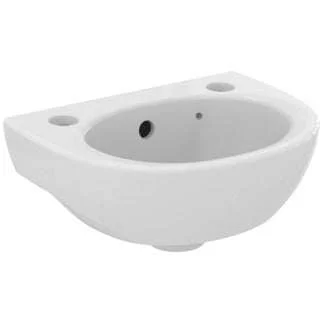 Armitage Shanks 350mm Wide 2 Tap Hole Sandringham 21 Wall Hung Handrin