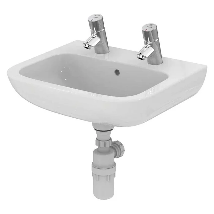 Armitage Shanks 500mm Wide 2 Tap Hole Portman 21 Wall Hung Cloakroom B