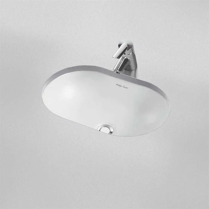 Armitage Shanks 550mm Wide 0 Tap Hole Marlow 21 Oval Under Countertop