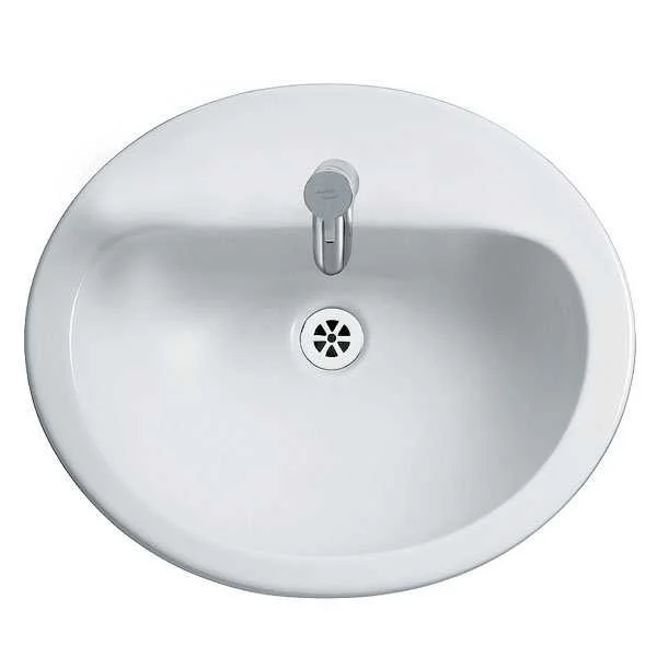 Armitage Shanks 550mm Wide 1 Tap Hole Orbit 21 Countertop Basin withou