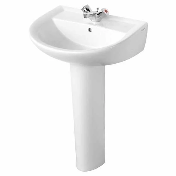 Armitage Shanks 550mm Wide Boxed Basin & Ped Sandringham 21 Pack inc M