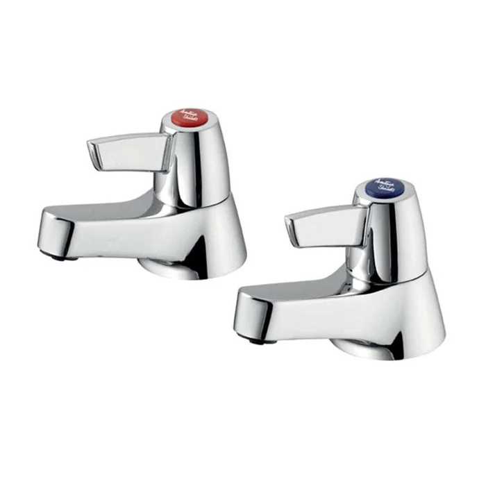 Armitage Shanks Lever Head Sandringham 21 Bath Taps Pair – Chrome – B9