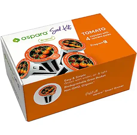 Aspara Cherry Tomato Seed Kit, Kit Of 4 Capsules