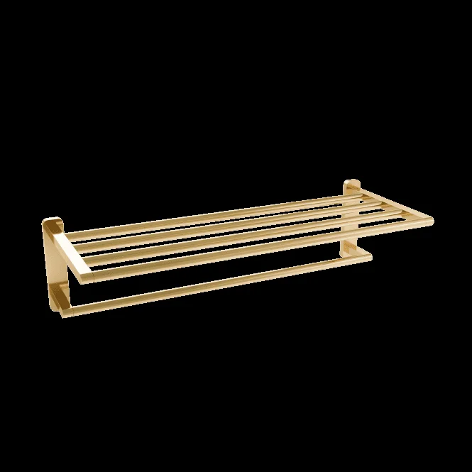 Asti Towel shelf Brushed Brass