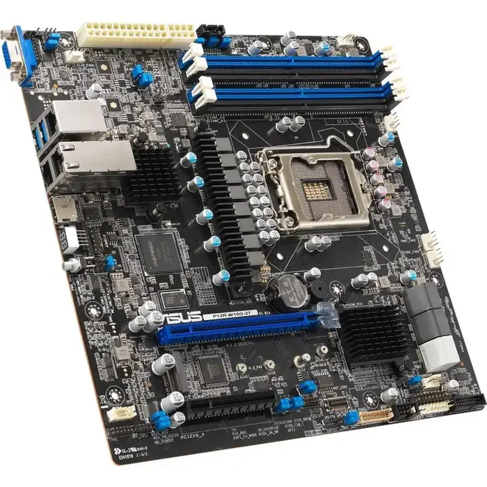 Asus P12R-M/10G-2T Server Motherboard – Intel C252 Chipset – Socket LGA-1200 – Micro ATX