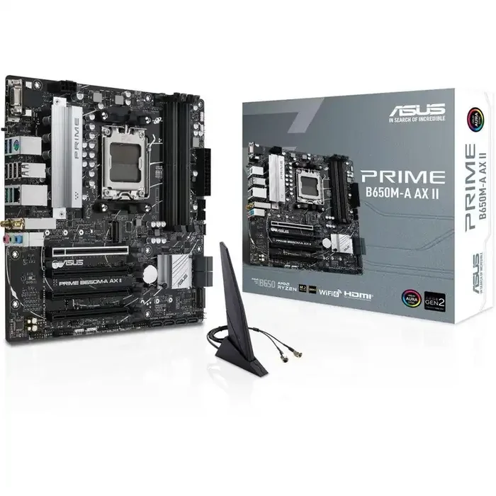Asus Prime Gaming Desktop Motherboard – AMD B650 Chipset – Socket AM5 – Micro ATX