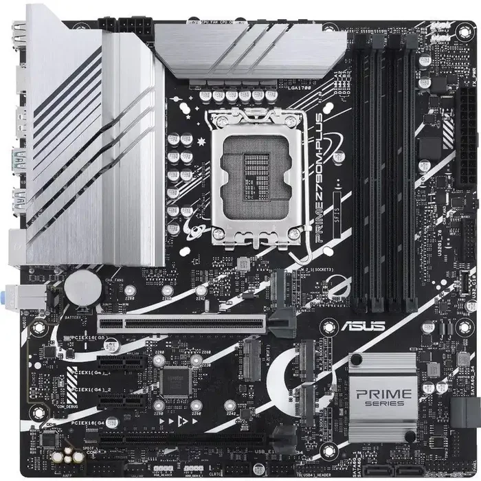 Asus Prime Z790M-PLUS Desktop Motherboard – Intel Z790 Chipset – Socket LGA-1700 – Micro ATX