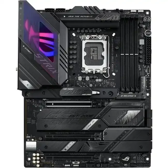 Asus ROG Strix STRIX Z790-E Gaming WIFI Gaming Desktop Motherboard – Intel Z790 Chipset – Socket LGA-1700 – ATX ROGSTRIXZ790-EGAMINGWIFI