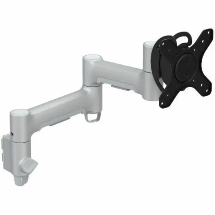 Atdec Mounting Arm for Curved Screen Display, Monitor, Flat Panel Display – Silver –
