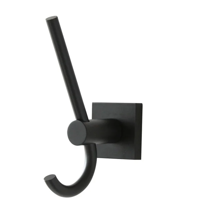Atlanta Double Robe Hook – Black