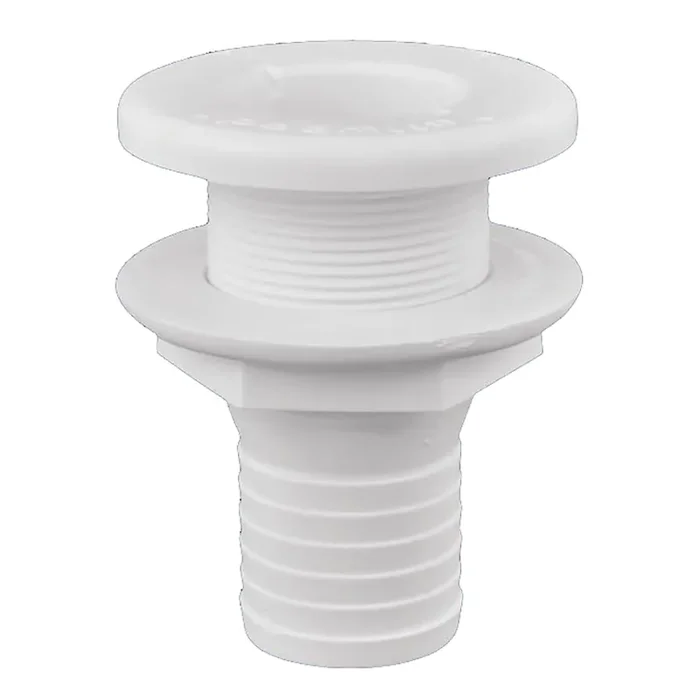 Attwood Plastic Thru-Hull Fitting – 1-1/2″ – White