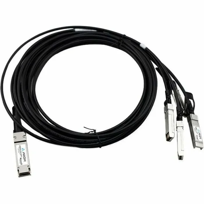 Axiom 100GBASE-CR4 QSFP28 to 4 SFP28 Passive DAC Intel Compatible 2m – 6.56 ft Twinaxial
