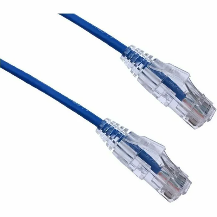 Axiom 80FT CAT6A BENDnFLEX Ultra-Thin Snagless Patch Cable (Blue) – TAA Compliant – 80 ft