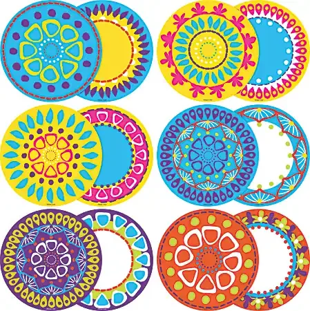 Barker Creek Accents, Double-Sided, Moroccan, Pack Of 72