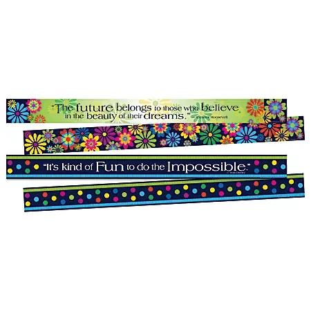Barker Creek Double-Sided Border Strips, 3″ x 35″, Italy, Set Of 24