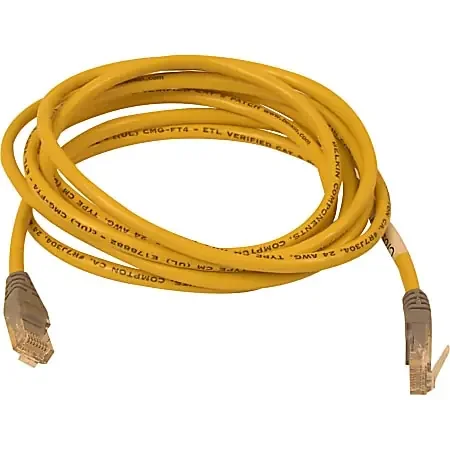 Belkin Cat5e Crossover Cable – RJ-45 Male Network – RJ-45 Male Network – 25ft – Yellow