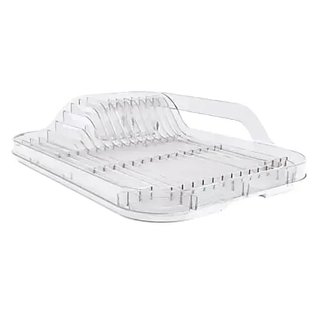 Better Houseware Dish Rack Set, 6-5/8”H x 12-1/4”W x 17-3/4”D, Clear