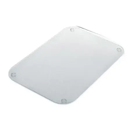 Better Houseware Small Acrylic Cutting Board, 8” x 12”, Silver