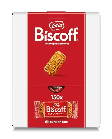 Biscoff Cookies, 0.22 Oz, Dispenser Of 150 Cookies