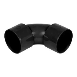 Black 32mm Solvent 90 Degree Swept Bend