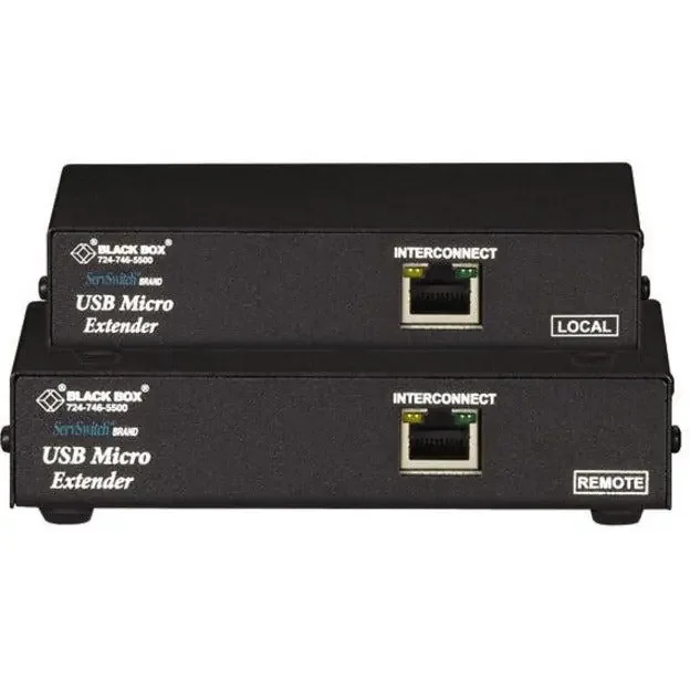 Black Box Micro Kvm Extender – Vga, Usb, Single-Access, Catx