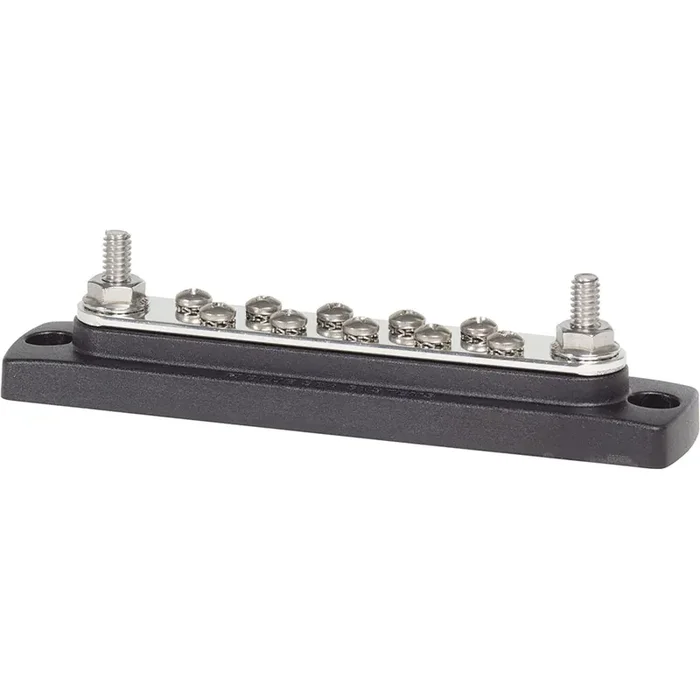 Blue Sea 2301 150AMP Common BusBar 10 x 8-32 Screw Terminal