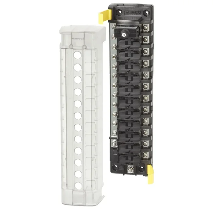 Blue Sea 5054 ST CLB Circuit Breaker Block – 12 Position w/Negative Bus