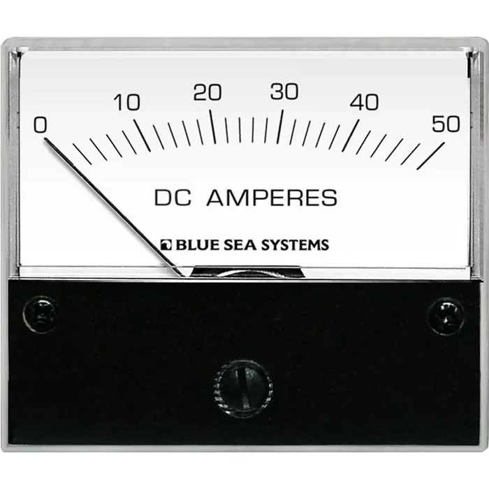 Blue Sea 8022 DC Analog Ammeter – 2-3/4 Face, 0-50 AMP DC