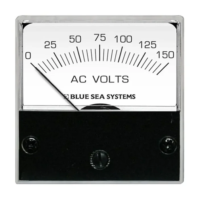 Blue Sea 8244 AC Analog Micro Voltmeter – 2″ Face, 0-150 Volts AC