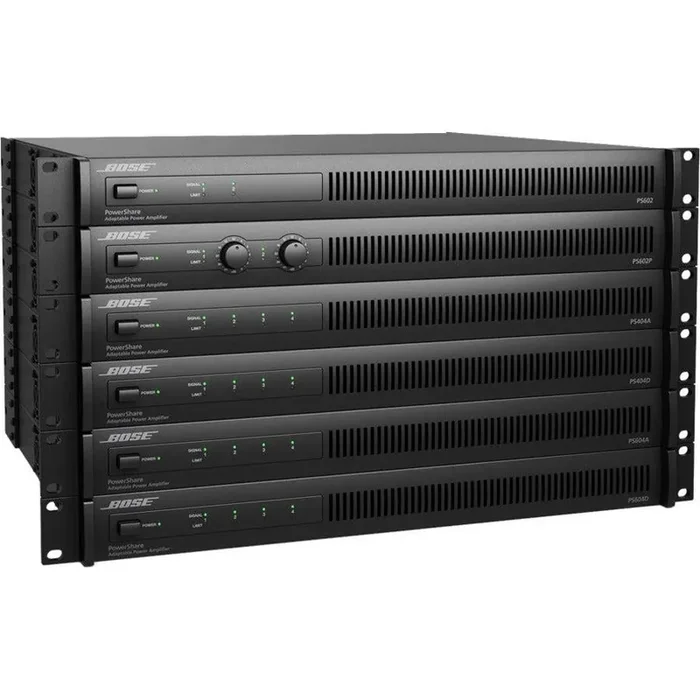 Bose Professional PowerShare PS604D Amplifier – 600 W RMS – 4 Channel – Black