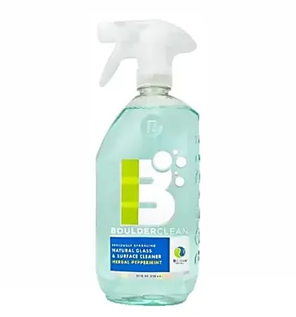 Boulder Clean BOULDER Glass And Surface Cleaner, 28 mL, Herbal Peppermint