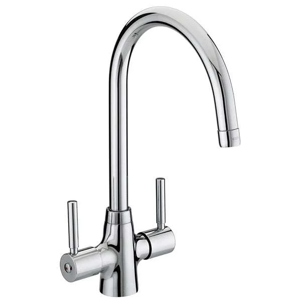 Bristan Monza EasyFit Modern Dual Handle Mono Kitchen Sink Mixer Tap –