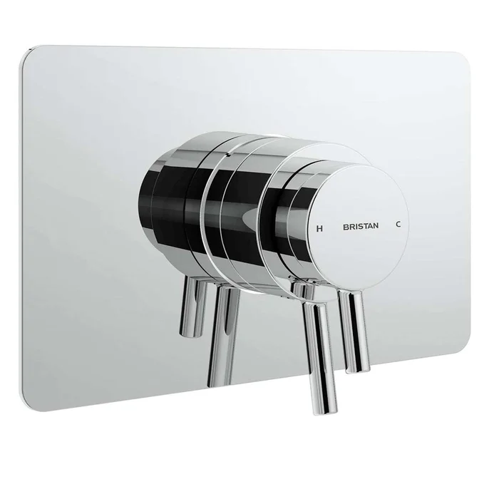 Bristan Prism Modern Concealed Concentric Shower Valve – Chrome – PM2