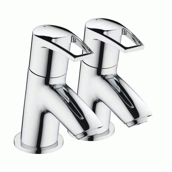 Bristan Smile Modern Bath Taps Pair – Chrome – SM 3/4 C