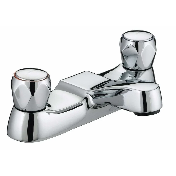 Bristan Value Club Manual Bath Filler Tap with Metal Heads – Chrome Pl