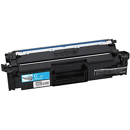 Brother TN810XLC Original High Yield Laser Toner Cartridge – Cyan – 1 Each – 9000 Pages