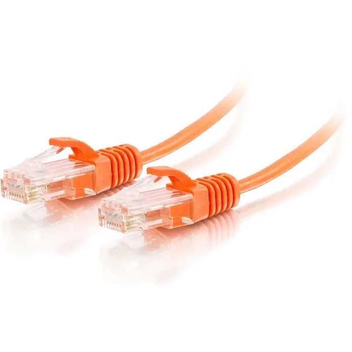 C2G 11ft Cat6 Slim Snagless Unshielded (UTP) Ethernet Cable – Yellow