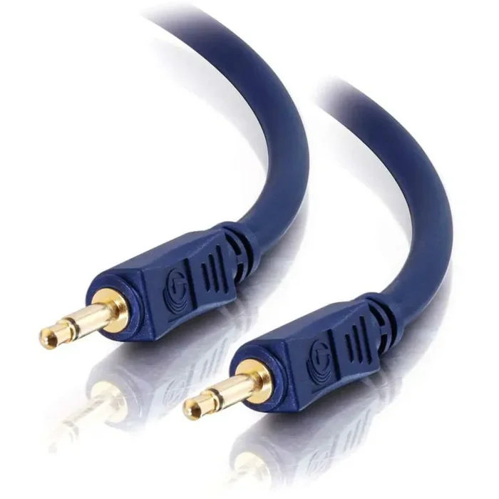 C2G 12ft Velocity 3.5mm M/M Mono Audio Cable – Mini-phone Male – Mini-phone Male – 12ft –