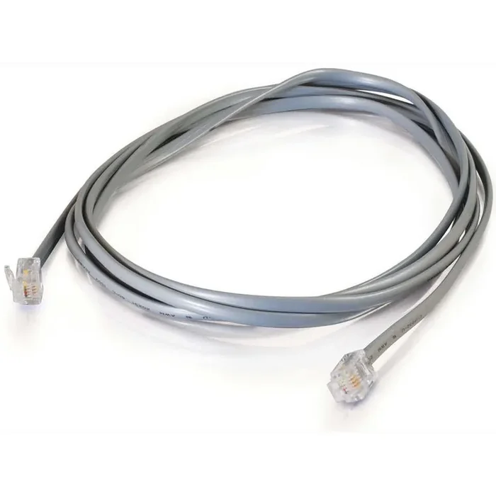 C2G 25Ft Rj11 6P4C Straight Modular Cable