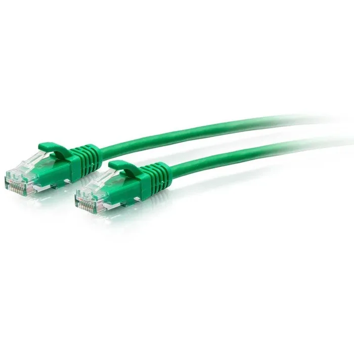 C2G 5ft Cat6a Snagless Unshielded (UTP) Slim Ethernet Patch Cable – Green