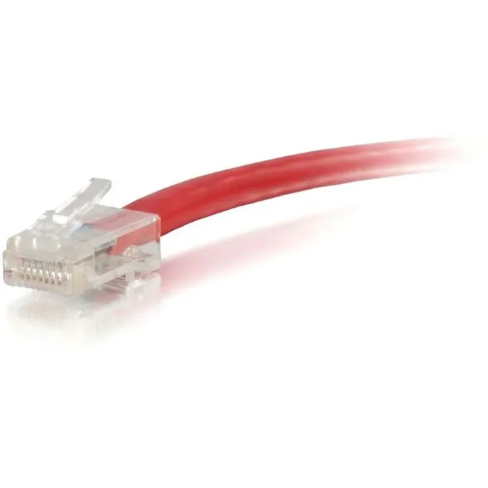 C2G-75Ft Cat6 Non-Booted Unshielded (Utp) Network Patch Cable – Red