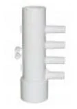 Caldera Spa Air Manifold 4 Port 3/8 Inch Barb X 1 Inch Slip X Blind End 36977