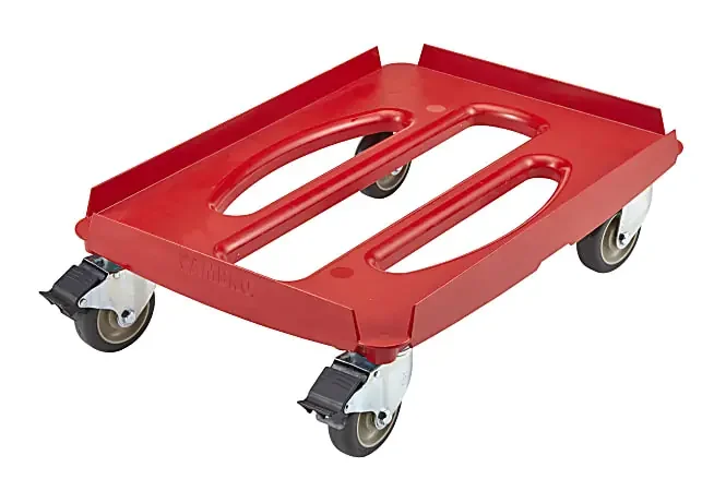 Cambro Cam GoBox Camdolly ABS Small Compact Dolly, 7-5/16″H x 17-7/16″W x 24-15/16″D, Red