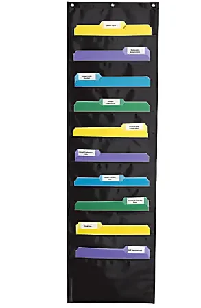 Carson-Dellosa Storage Pocket Chart, Grades Pre-K – 8