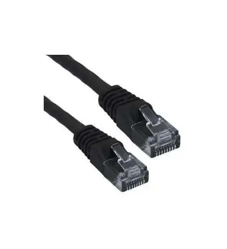 CAT6 PATCH CORD BOOTED 1‘ BLACK WAV-6E04UMBK-PC-01