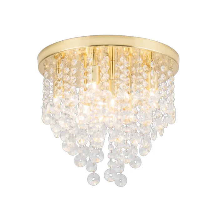 Celeste 9 Light Flush Satin Brass