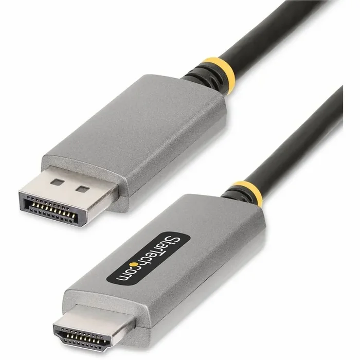 产品名称中包含顶级域名,检查并适当处理后再继续! StarTech.com DisplayPort/HDMI Audio/Video Cable – 6 ft DisplayPort/HDMI A/V Cable for